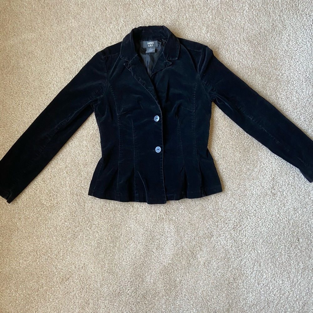 Black Blazer Suit Jacket